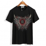 Merchandise T-Shirt Three Days Grace Logo Black