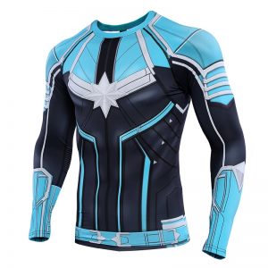 Captain Marvel Rashguard Yon-rogg jersey Idolstore - Merchandise and Collectibles Merchandise, Toys and Collectibles