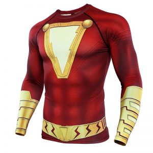 Rash guard Shazam 2019 DCU Compression jersey Idolstore - Merchandise and Collectibles Merchandise, Toys and Collectibles