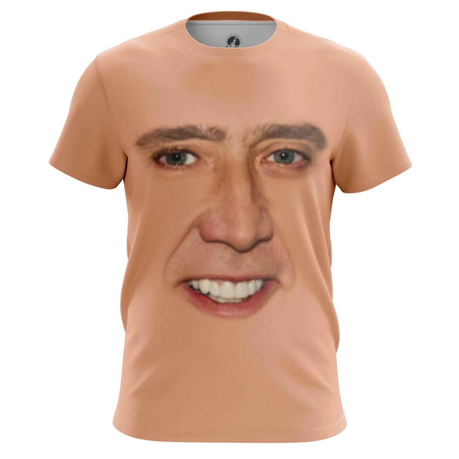 T-shirt Nicolas Cage's Face Humor Tee - IdolStore