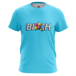 Merch T-Shirt Bi*Ch Flowers Humor Tee