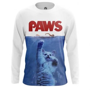 Long sleeve Paws Cat Humor Tee Idolstore - Merchandise and Collectibles Merchandise, Toys and Collectibles 2
