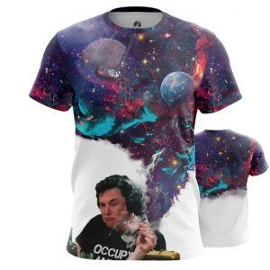 Merch T-Shirt Elon Musk Into Space Humor Tee
