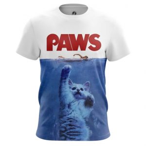 Merch T-Shirt Paws Cat Humor Tee