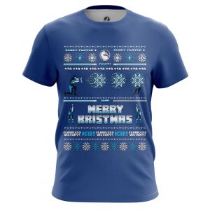 T-shirt Merry Kristmas Game Mortal Kombat tee Idolstore - Merchandise and Collectibles Merchandise, Toys and Collectibles