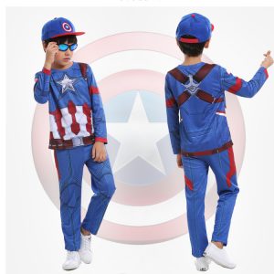 Merchandise Kids Superhero Costume Captain America Boys