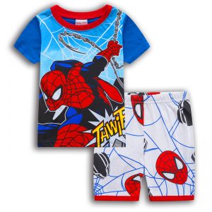 Buy kids t-shirts shorts set spider-man comics retro - product collection