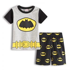 Collectibles Kids T-Shirts Shorts Set Batman Bat Signal Pyjamas
