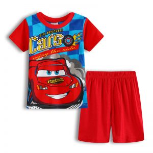 Merchandise Kids T-Shirts Shorts Set Lightning Mcqueen Cars 2006