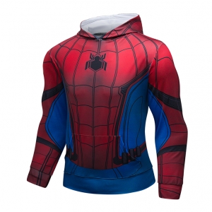Collectibles Spiderman Gym Hoodie Sport Jersey