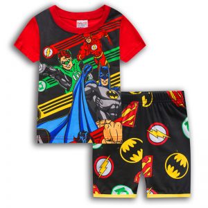 Collectibles Kids T-Shirts Shorts Set Justice League Green Lantern