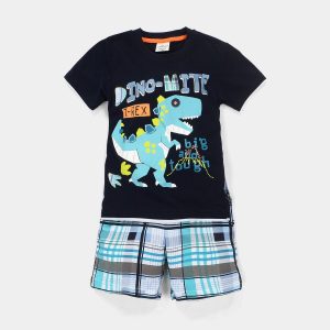 Kids T-shirts Shorts Set Dino-mite T-rex Dinosaur Idolstore - Merchandise and Collectibles Merchandise, Toys and Collectibles 2