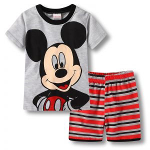 Collectibles Kids T-Shirts Shorts Set Mickey Mouse Smiles