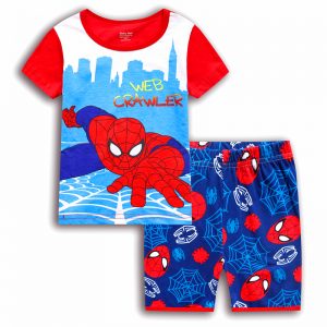 Merch Kids T-Shirts Shorts Set Spider-Man Classic Edition