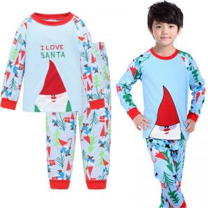 Kids Pajama I love Santa Christmas Elf PJs Idolstore - Merchandise and Collectibles Merchandise, Toys and Collectibles 2