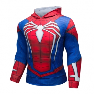 Collectibles Ps4 Spider-Man Gym Hoodie Sport Jersey