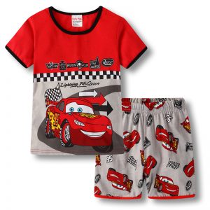 Merchandise Kids T-Shirts Shorts Set Cars 95 Lightning Mcqueen