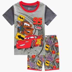 Merchandise Kids T-Shirts Shorts Set Cars Pixar Film Baby Pj