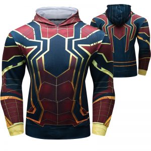 Collectibles Iron Spider-Man Gym Hoodie Sport Jersey