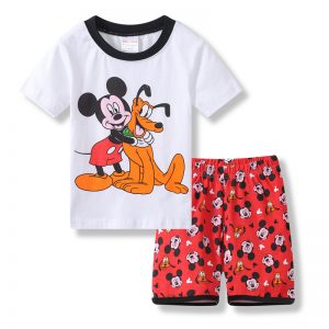 Collectibles Kids T-Shirts Shorts Set Mickey Mouse Pluto