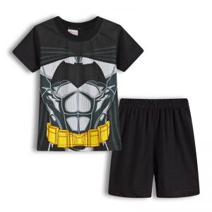 Merch Kids T-Shirts Shorts Set Batman Armor Costume