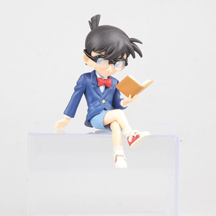 Collectibles Mini Figure Case Closed Conan Anime Collectible Reading