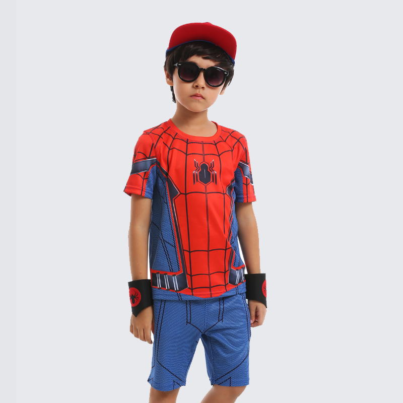 Boy Sport T-shirt Shorts Set Spider-man - Idolstore - Merchandise And ...