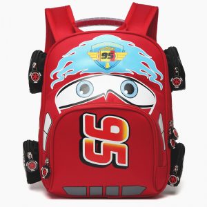 Collectibles Kids Backpack Lightning Mcqueen Film Cars 2006 Red