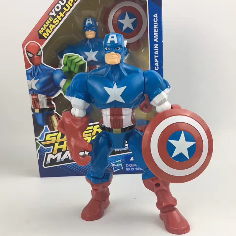 Figure Captain America Toy Superhero Mashers 15CM - Idolstore