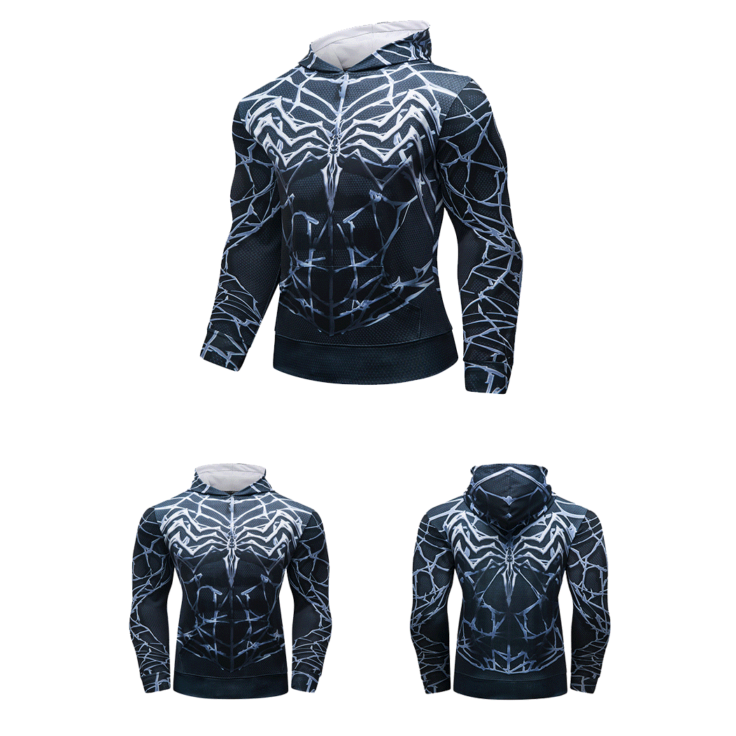 Buy Venom Gym Hoodie Sport Jersey Shirt - Product collection
