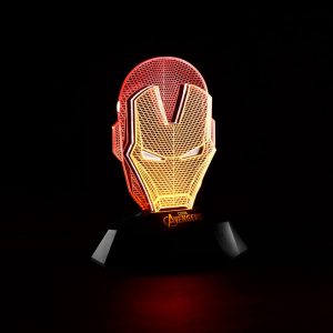 Buy night light 3d lamp iron man helmet inspired - product collection