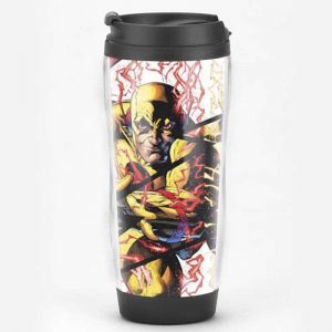 Travel Coffee Mug Reverse Flash Steel Tumbler DCU Idolstore - Merchandise and Collectibles Merchandise, Toys and Collectibles