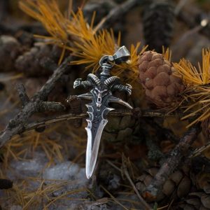 Warcraft Necklace Frostmourne Sword Silver Idolstore - Merchandise and Collectibles Merchandise, Toys and Collectibles