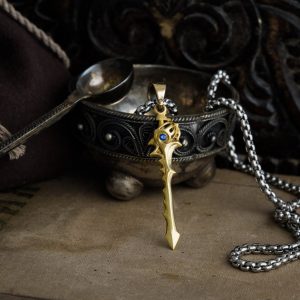 Merchandise Divine Rapier Necklace Dota 2 Brass