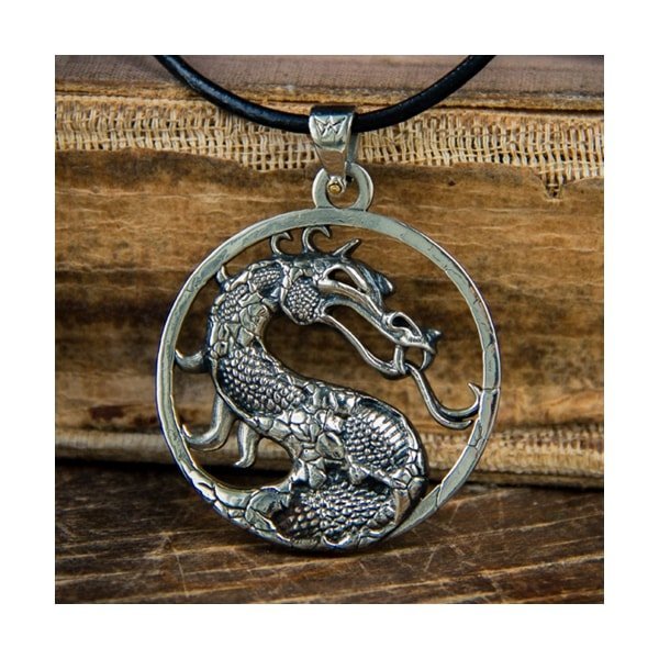 Merchandise Mortal Kombat Logo Necklace Dragon