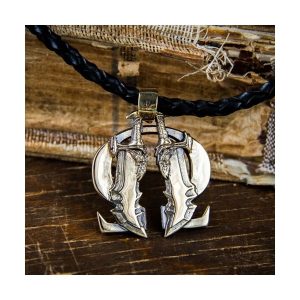 God of War Necklace Blades Handmade Idolstore - Merchandise and Collectibles Merchandise, Toys and Collectibles
