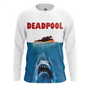Men’s long sleeve Jaws Pool Deadpool Idolstore - Merchandise and Collectibles Merchandise, Toys and Collectibles 2