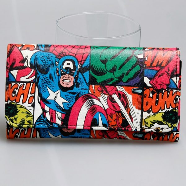 Avengers Wallet women long purse Captain America wallets DFT 1805