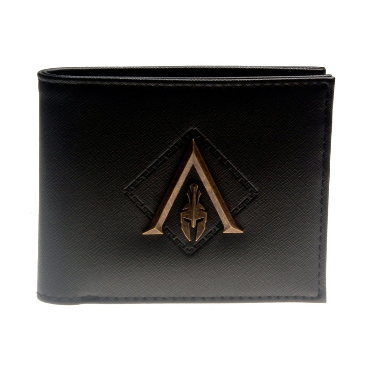 Assassins Creed Odyssey Metal Logo Badge Premium Wallet Purse With All-round Zip Black Gw637424aco Female