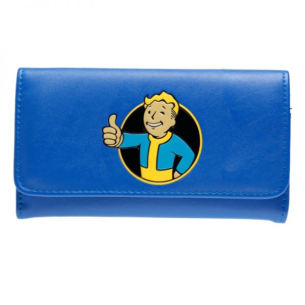 Purse Vault Boy Fallout Blue Wallet Idolstore Merchandise And