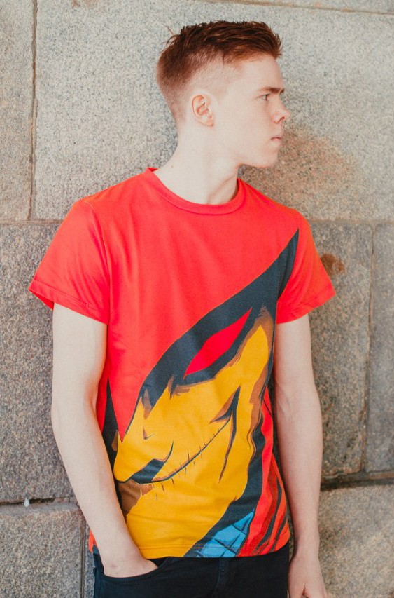 Merchandise Men'S T-Shirt Biohazard Internet Costumes Rainbow