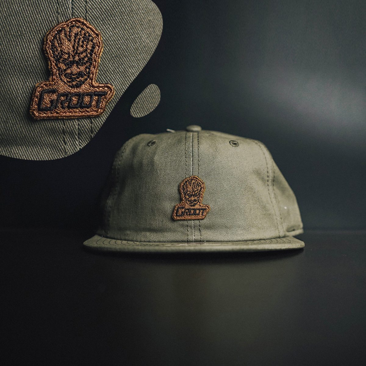 Groot Marvel Guardians of The Galaxy Premium Snapback Hat Lids Exclusive