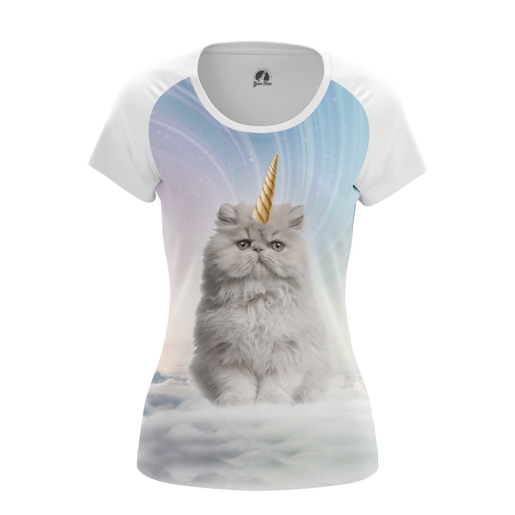 Collectibles Women'S T-Shirt Unicat Unicorn Cats Fun
