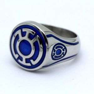 Merchandise Blue Lantern Ring Dcu Sterling Silver