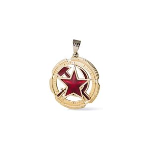 Collectibles Red Alert Pendant Brass Red Star Ussr