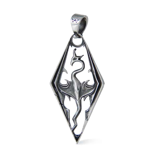 Merch Skyrim Silver 925 Necklace The Elder Scrolls