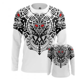 Collectibles Men'S Long Sleeve Maori Tattoos Print Clothes Pattern