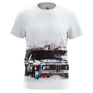 BMW Men’s t-shirt Car White Art Idolstore - Merchandise and Collectibles Merchandise, Toys and Collectibles