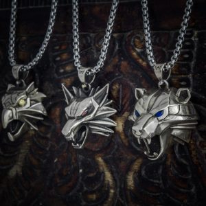 Bear school Necklace The Witcher emblem Idolstore - Merchandise and Collectibles Merchandise, Toys and Collectibles
