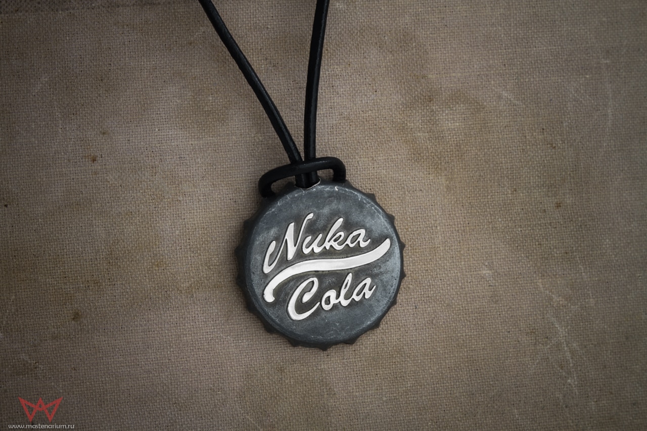Merch Nuka Cola Bottle Cap Necklace Fallout
